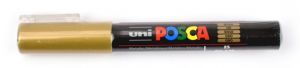 Posca 1M akrylový popisovač, zlatý