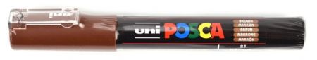 Posca 1M akrylový popisovač, hnědý