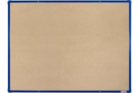Tabule textil boardOK 120 x 90 cm, rám modrý
