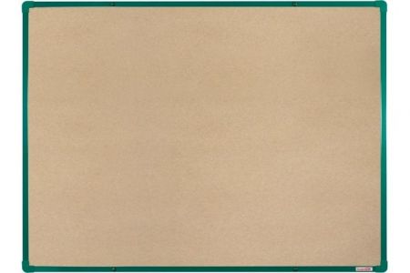 Tabule textil boardOK 90 x 60 cm, rám zelený