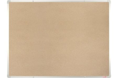 Tabule textil boardOK 90 x 60 cm, rám stříbrný