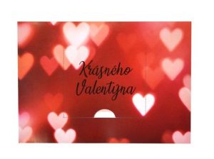 Valentýnská pohlednice