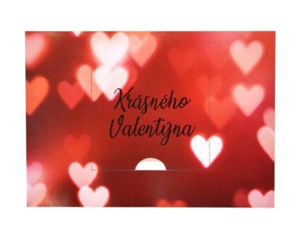 Valentýnská pohlednice