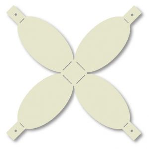 Šablona na krabičku, vajíčko