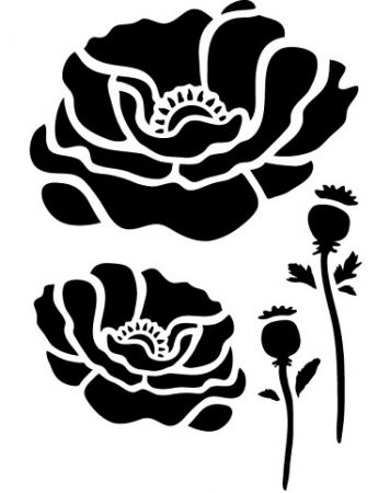 Šablona Vlčí mák 15 x 20