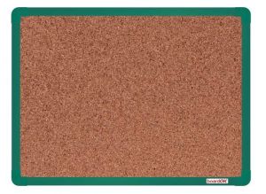 Tabule korková boardOK 150 x 120 cm, rám zelený