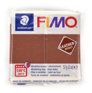 FIMOLEATHER effect oříšková 779