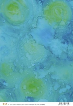 Papír A4, akvarel tyrkysový, jednostranný 170g