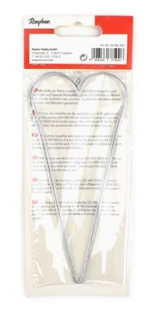 Drátěné srdce 16 x 7 cm, 2 ks