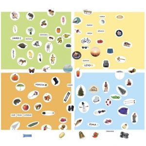 Magnetická pomůcka - Roční období