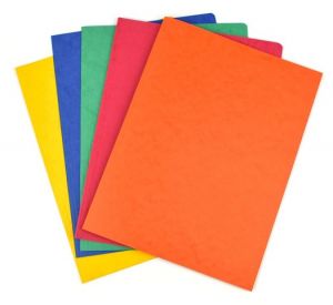 Odkládací mapa bez klop prešpán 250, tm. zelená