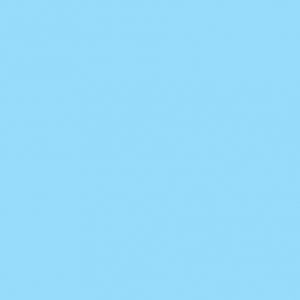 Foamiran, pěnová guma, světle modrá, cca 30 x 35 cm, 1ks