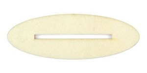 Dřevěný výřez univerzální stojan - podstavec, malý, 9,5 x 3,3 cm