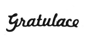 Vyřezávací šablona pro Big Shot, Gratulace