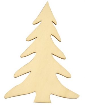 Dřevěný výřez stromek do podstavce, 15 cm