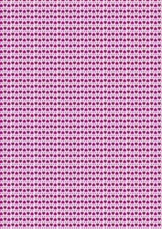 Papír A4, srdíčka růžový, 170 g - jednostranný