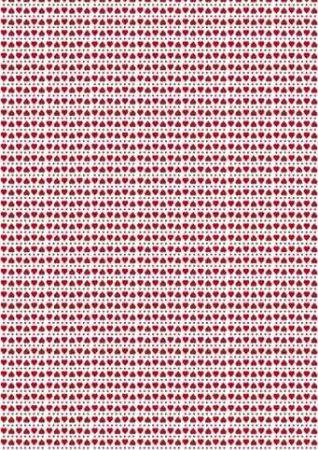 Papír A4, srdíčka červený, 170 g - jednostranný