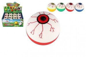 Míček/hopík oko pěna 6cm 4 druhy v sáčku