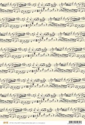 Papír A4, noty, 170 g -jednostranný