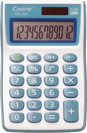 Kalkulačka Casine CD - 287, 12 míst, modrá