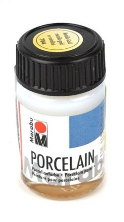 Barva na porcelán, metalická zlatá, 15 ml, 784