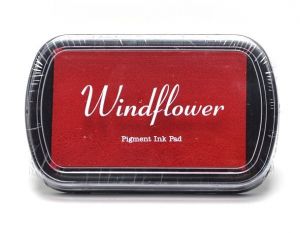 Razítkovací polštářek hobby, 10 x 6 cm, tm. červený