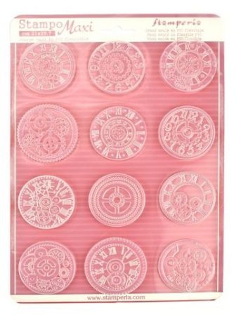 Forma na odlévání A4, hodiny a ozubená kola