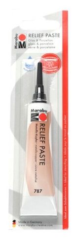 Kontura na sklo a porcelán Marabu, měděná, 20 ml