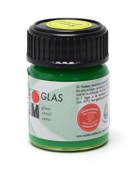 Barva na sklo Marabu, 15 ml, žluto-zelená rezeda 061