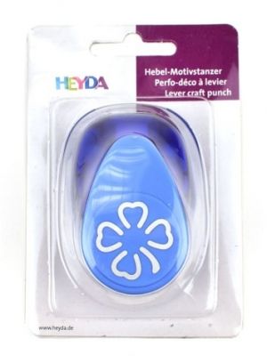 Výsekový strojek, čtyřlístek 22 mm, obrysový