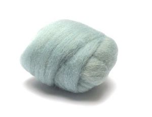 Česaná vlna jemná 38, 20 g, modrá potravinářská