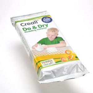 Modelovací samotvrdnoucí hmota Creall, terakota, 1 kg
