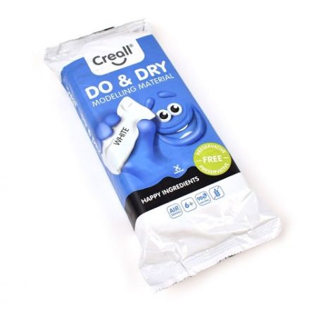 Modelovací samotvrdnoucí hmota Creall, bílá, 1 kg