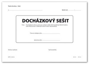 Docházkový sešit pro žáky, A5, 128 str.