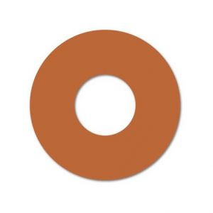 Měděný výsek donut, 40 mm, otvor 15 mm