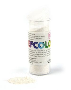 Efcolor smaltovací pudr, glitter, zlatý,10 ml, č. 0395