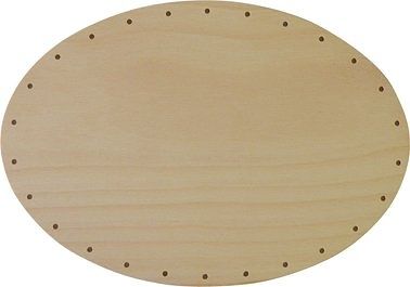 Dřevěné dno na pedig, elipsa, 19 x 27 cm