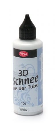 Sníh v tubě 3D, 82 ml, bílý 