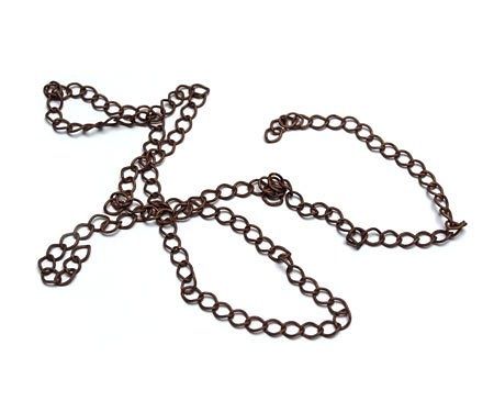 Adjustový řetízek, 5,2 mm, 0,5 m, měď