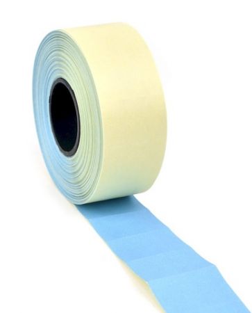 Etikety Contact, rovný okraj, 25 x 16 mm, modrá