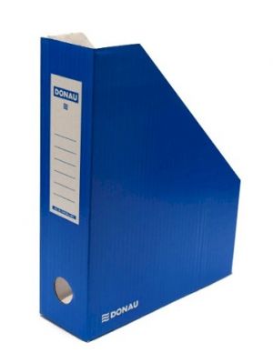 Archivní krabice Donau, seříznutá, 7,5 cm, sv. modrá