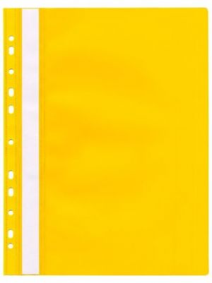 Rychlovazač s euroděrováním A4, žlutý