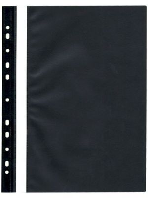 Rychlovazač s euroděrováním A4, černý