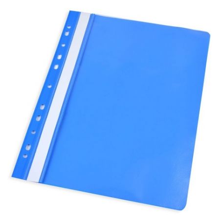 Rychlovazač s euroděrováním A4, modrý