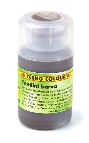Barva na textil Terno, 20 g, č. 21, hnědá