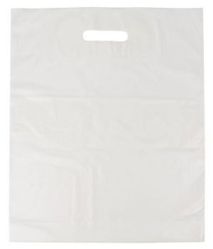 Taška pevná s průhmatem, bílá