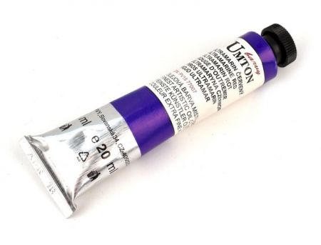 Olejová barva Umton č. 27, 20 ml, červený ultramarín