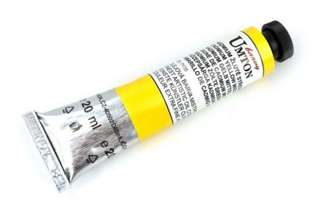 Olejová barva Umton č. 12, 20 ml, kadmium stř. žluť