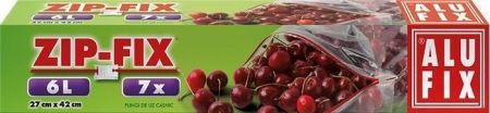Sáčky "Zip Fix", se zavíráním, 6 l, 7 ks, ALUFIX