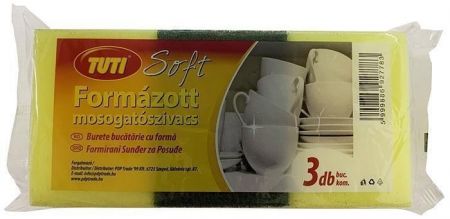 Houba na nádobí "Soft", tvarovaná, 3 ks, TUTI